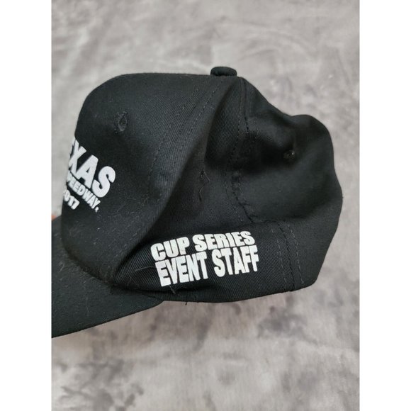 Texas Motor Speedway Black Cap Hat snapback Cup series event staff - Picture 2 of 6